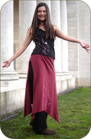 hemp skirt overpants